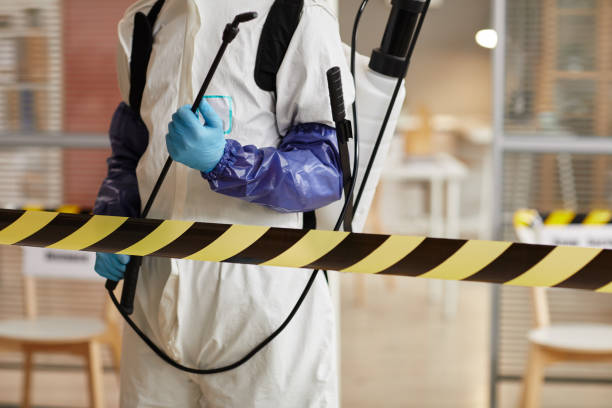 Professional Trauma Scene Cleanup technician working in Henderson, IA
